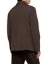 Back View - Click To Enlarge - SONG FOR THE MUTE - Soft Stretch Gabardine Blazer