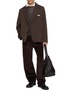 Figure View - Click To Enlarge - SONG FOR THE MUTE - Soft Stretch Gabardine Blazer