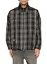 SONG FOR THE MUTE Hooded Tartan Sheer Track Jacket