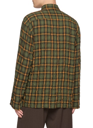 Back View - Click To Enlarge - SONG FOR THE MUTE - Shrunken Check School Shirt