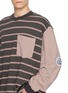  - SONG FOR THE MUTE - Contrast Rugby Striped Cotton T-Shirt