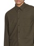  - SONG FOR THE MUTE - Cropped Pencil Stripe Shirt
