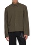 SONG FOR THE MUTE Cropped Pencil Stripe Shirt