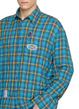  - SONG FOR THE MUTE - Shrunken Check School Shirt
