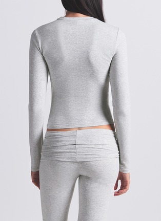 Front View - Click To Enlarge - SKIMS - Cotton Jersey Long Sleeve T-Shirt