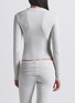 Front View - Click To Enlarge - SKIMS - Cotton Jersey Long Sleeve T-Shirt