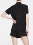 Front View - Click To Enlarge - SKIMS - Skims Sleep Short Sleeve Button Up Pyjama Set
