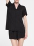 Figure View - Click To Enlarge - SKIMS - Skims Sleep Short Sleeve Button Up Pyjama Set