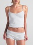 Figure View - Click To Enlarge - SKIMS - Skims Sleep Ruched Cami Set