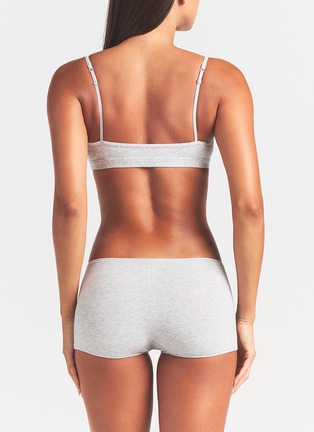 Front View - Click To Enlarge - SKIMS - Everyday Cotton Scoop Bralette