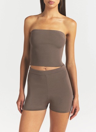 Figure View - Click To Enlarge - SKIMS - Refined Knit High Waist Shorts