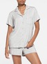 Figure View - Click To Enlarge - SKIMS - Skims Sleep Short Sleeve Button Up Pyjama Set