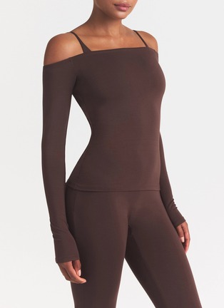Detail View - Click To Enlarge - SKIMS - Smooth Layers Off The Shoulder Top