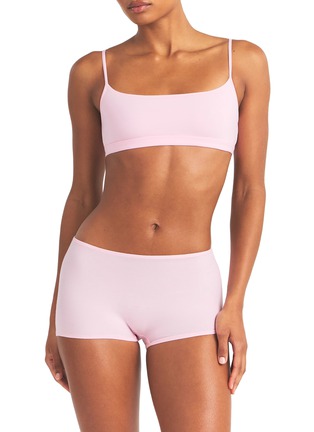 Detail View - Click To Enlarge - SKIMS - Everyday Cotton Scoop Bralette