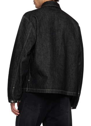 Back View - Click To Enlarge - STUDIO NICHOLSON - Popover Cotton Denim Shirt