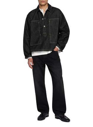Figure View - Click To Enlarge - STUDIO NICHOLSON - Popover Cotton Denim Shirt