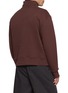 Back View - Click To Enlarge - STUDIO NICHOLSON - Half Zip Fleece Sweatshirt