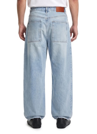 Back View - Click To Enlarge - STUDIO NICHOLSON - Volume Light Wash Jeans