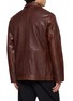 Back View - Click To Enlarge - STUDIO NICHOLSON - Landau Leather Jacket