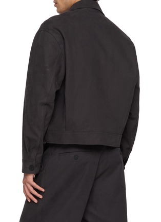 Back View - Click To Enlarge - STUDIO NICHOLSON - Cropped Workwear Jacket