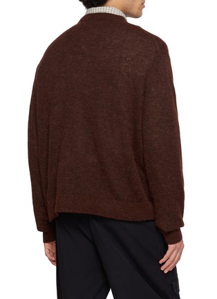 Back View - Click To Enlarge - STUDIO NICHOLSON - Andres Alpaca Wool Blend Cardigan