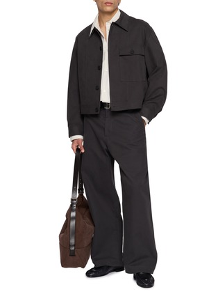 Figure View - Click To Enlarge - STUDIO NICHOLSON - Oversized Boxy Fit Shirt