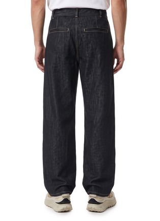 Back View - Click To Enlarge - STUDIO NICHOLSON - Curved Leg Dark Wash Jeans
