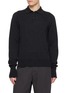 STUDIO NICHOLSON Long Sleeve Knit Polo Shirt