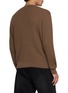 Back View - Click To Enlarge - STUDIO NICHOLSON - Henley Neck Knit Sweater