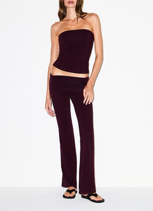 Figure View - Click To Enlarge - SKIMS - Cotton Jersey Foldover Pants