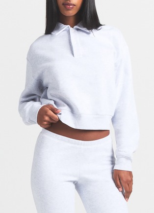  - SKIMS - Cotton Fleece Polo Sweatshirt