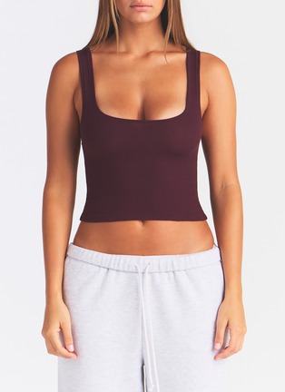 Figure View - Click To Enlarge - SKIMS - Cotton Rib Tank
