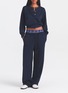 Back View - Click To Enlarge - SKIMS - Cotton Fleece Classic Straight Leg Pants