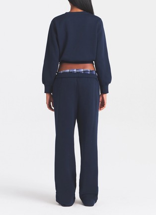 Front View - Click To Enlarge - SKIMS - Cotton Fleece Classic Straight Leg Pants