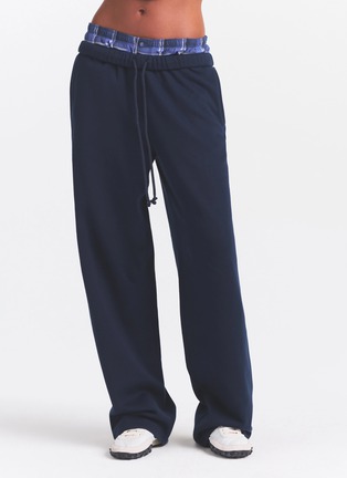 Figure View - Click To Enlarge - SKIMS - Cotton Fleece Classic Straight Leg Pants
