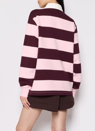 Front View - Click To Enlarge - SKIMS - Boyfriend Fleece Polo Sweatshirt