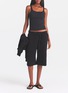 Back View - Click To Enlarge - SKIMS - Logo Pointelle Lace Trim Cami