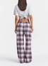 Front View - Click To Enlarge - SKIMS - Flannel Sleep Oversized Pants
