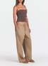 Back View - Click To Enlarge - SKIMS - Woven Cotton Oversized Drawstring Pants