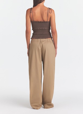 Front View - Click To Enlarge - SKIMS - Woven Cotton Oversized Drawstring Pants