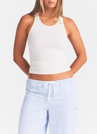 Figure View - Click To Enlarge - SKIMS - Boyfriend Rib Tank
