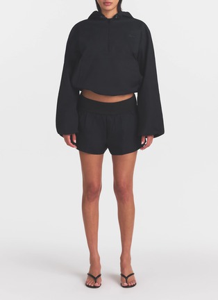 Figure View - Click To Enlarge - SKIMS - Woven Cotton Flutter Shorts
