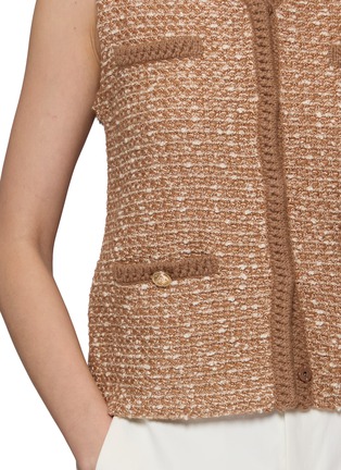  - CRUSH COLLECTION - V-Neck Tweed Vest
