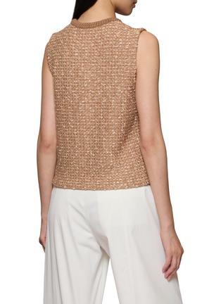 Back View - Click To Enlarge - CRUSH COLLECTION - V-Neck Tweed Vest