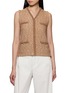 CRUSH COLLECTION V-Neck Tweed Vest
