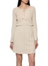 CRUSH COLLECTION Pointelle Long Sleeve Dress