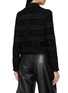Back View - Click To Enlarge - CRUSH COLLECTION - Satin Embossed Textured Knit Jacket