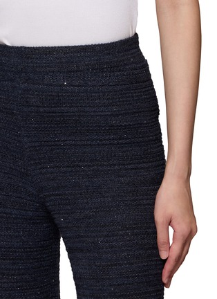  - CRUSH COLLECTION - Shimmer Pointelle Straight Leg Pants