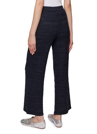 Back View - Click To Enlarge - CRUSH COLLECTION - Shimmer Pointelle Straight Leg Pants