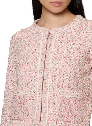  - CRUSH COLLECTION - Tweed Crewneck Jacket